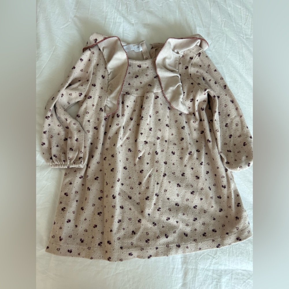 Zara Knit Floral Dress 3-4 yrs old